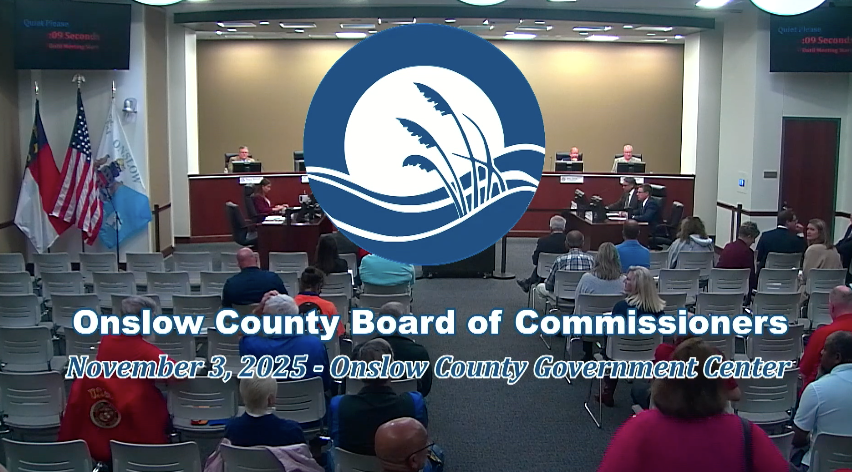 Onslow Commissioners Meeting 11-3